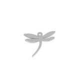 High Stainless Steel Dragonfly Charms for Jewelry DIY