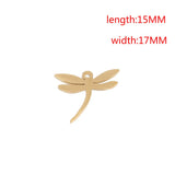High Stainless Steel Dragonfly Charms for Jewelry DIY