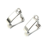 High Polished Stainless Steel Men's Cufflinks