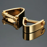 High Polished Stainless Steel Men's Cufflinks