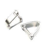 High Polished Stainless Steel Men's Cufflinks