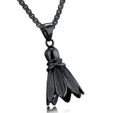 Stainless Steel Silver Badminton Pendants Necklaces Men Women