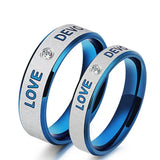 High Stainless Steel Unique Rings For Men&Women Couple Lover Rings