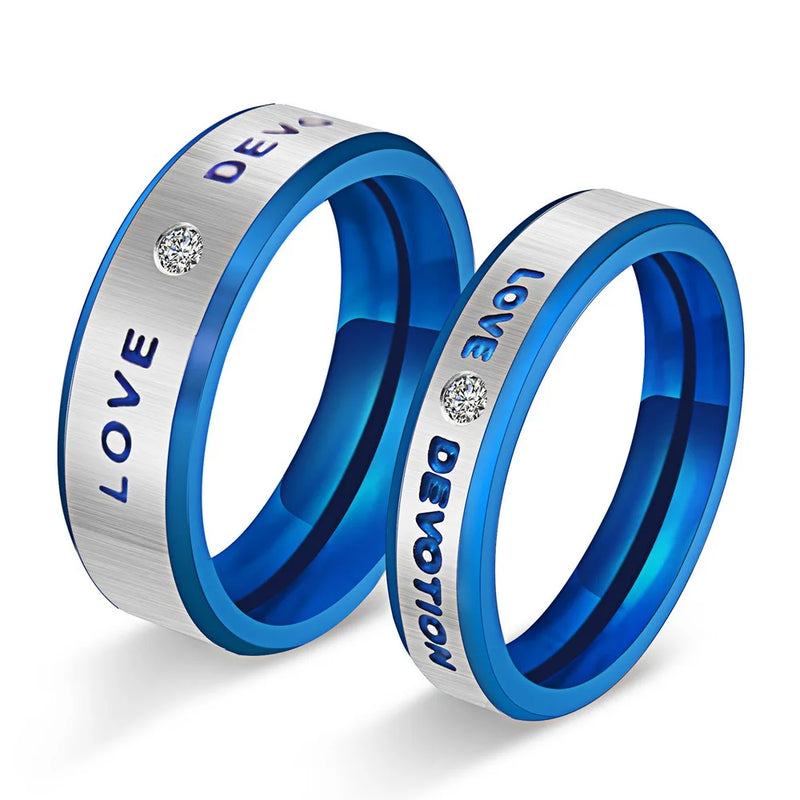 High Stainless Steel Unique Rings For Men&Women Couple Lover Rings