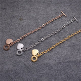 High Steel Titanium O Chain Love Bible Proverbs Bracelet