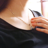 Geometric Elements 925 Silver Pendant Necklace for Women