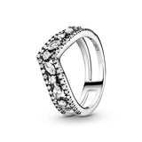 Sterling Silver S925 Marquise Ring Pink Swirl Epoxy