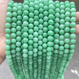 Synthetic African Green Jade Beads Round Loose Spacer Beads 8 10MM