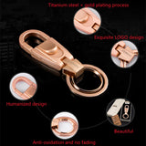 Titanium Steel Keychain Men's Waistband Key Chain Pendant