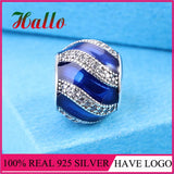Translucent Red Enamel Charm for 925 Silver Bracelets