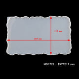 High Tray Mould Tea Tray Glue Mould Fruit Tray Crystal Glue Mould
