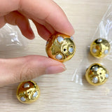Round Spherical Loose Beads Natural Pearls Plated Bracelet Beads