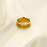 18K IP Plating Stainless Steel Waterproof Ring