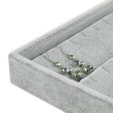 Velvet Jewelry Display Holder Trays Case