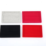 Velvet Jewelry Tray Ring Earring Storage Box Necklace Pendant Display