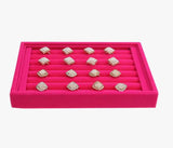 Velvet Jewelry Tray for Rings Smart Storage - 3 Color Options