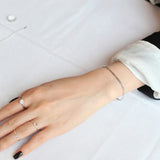 High Vintage 925 Silver Bracelet Snake Chain Charm Jewelry