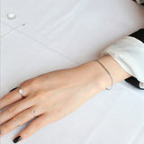 High Vintage 925 Silver Bracelet Snake Chain Charm Jewelry
