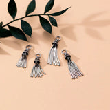 Vintage S925 Silver Snake Chain Dangle Charms DIY Pendant Necklace Bracelet