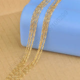 5PCS 18'' Yellow Necklaces Chain Lobster Clasp Pendant Jewelry