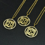 Alphabet CZ Pendant Necklace for Women