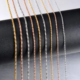 Stainless Steel Necklace Snake Chain Men Women Choker Jewelry