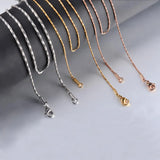 Stainless Steel Necklace Snake Chain Men Women Choker Jewelry
