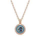 High Women Devil's Eye Necklace Female Chain Pendant For Collarbone
