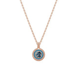 High Women Devil's Eye Necklace Female Chain Pendant For Collarbone