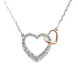 Heart Pendant Clavicle Chain Necklace Gift