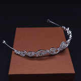 Cubic Zirconia Crown Tiara Bridal Hair Accessories