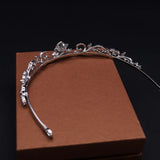 Cubic Zirconia Crown Tiara Bridal Hair Accessories