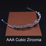 Cubic Zirconia Crown Tiara Bridal Hair Accessories