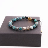 Apatite Macrame Bracelet for Men Women