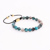 Apatite Macrame Bracelet for Men Women