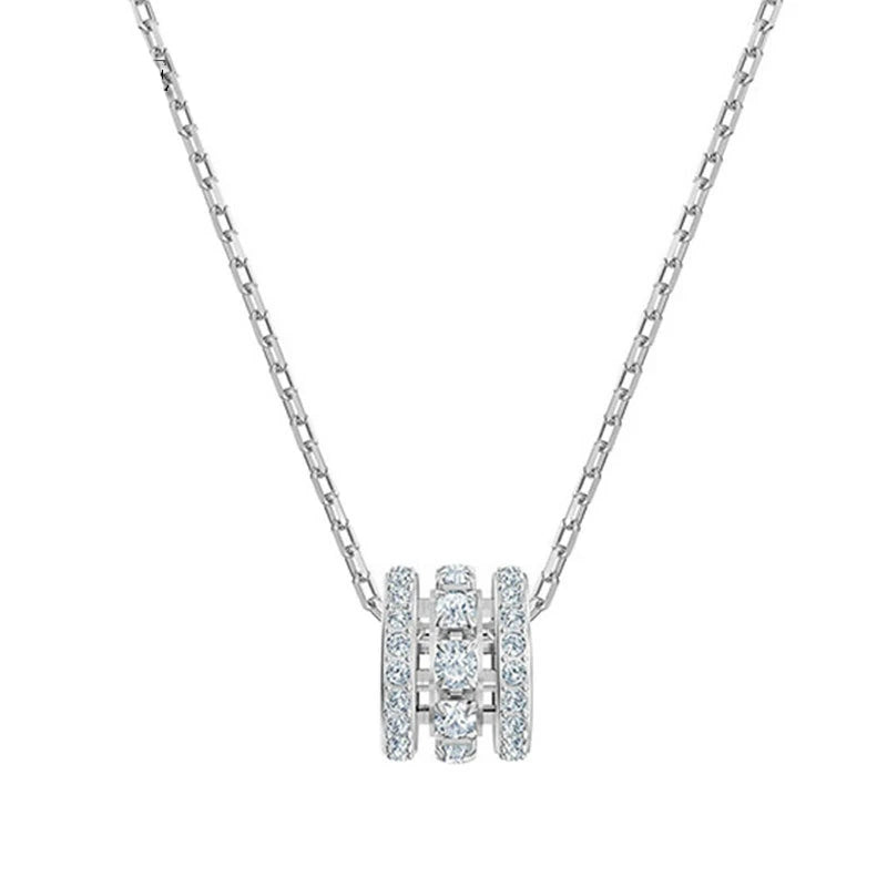 Women Round Beads Clavicle Pendant Gift