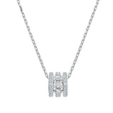 Women Round Beads Clavicle Pendant Gift