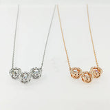 Women's Clavicle Chain Pendant Crystal Jewelry Gift