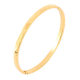 Women's Stainless Steel Bracelet Curved Pattern Three Colors Two Sizes 55And60mm