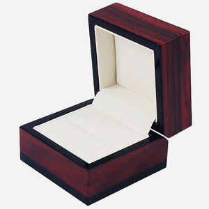 Wood Grain Paper Jewelry Storage Box Spray Paint Organizer