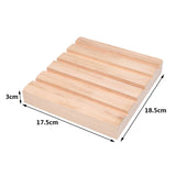 High Wood Ring Display Case Jewelry Organizer