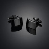 Geometric Cufflinks for Men French Business Shirt Square Men's Cufflinks
