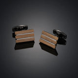 Geometric Cufflinks for Men French Business Shirt Square Men's Cufflinks