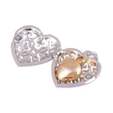 Heart Screw Urn Pendant Necklace Cremation Jewelry
