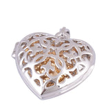 Heart Screw Urn Pendant Necklace Cremation Jewelry