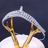 Zircon Bridal Crown Rhinestone Headdress Wedding Hair Accessories