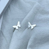 High Butterfly Cufflinks Stainless Steel Men's Business Shirt Cuff Links
