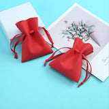 10pcs Necklace Earrings Microfiber Bag