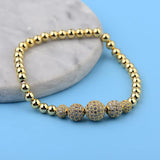 Crystal CZ Wrap Bracelet 6mm 10mm