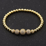 Crystal CZ Wrap Bracelet 6mm 10mm